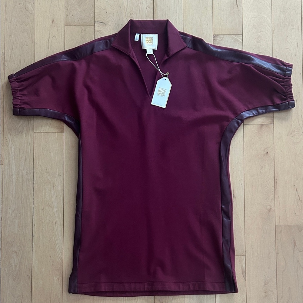 NWT Emily McCarthy burgundy shift